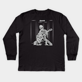 Skull sound bs Kids Long Sleeve T-Shirt